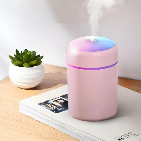 Umidificador Portátil USB Rosa - 300ml