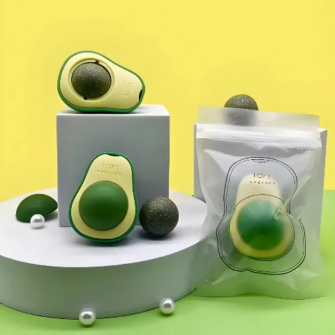 Abacate De Brinquedo Com Catnip Para Gatos
