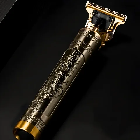 Máquina de Barbear e Cortar Cabelo Profissional Recarregável Sem Fio
