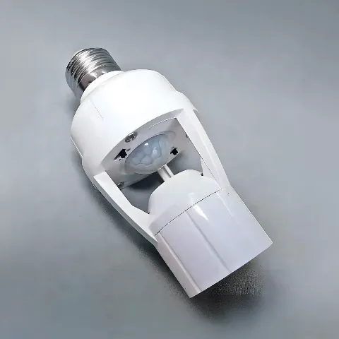 Sensor De Presença Com Fotocélula Para Lâmpada Soquete E27