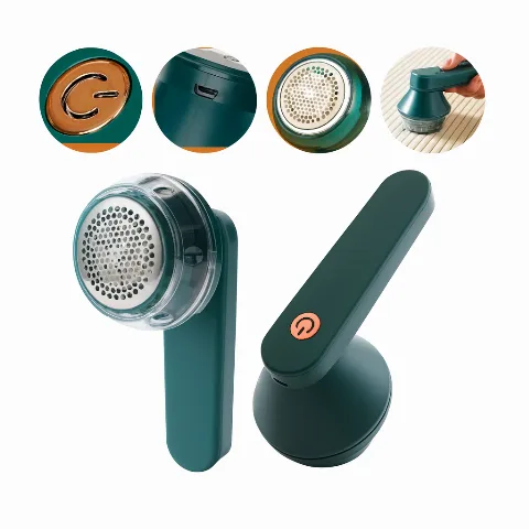 Removedor Elétrico De Pelos Fiapos Verde