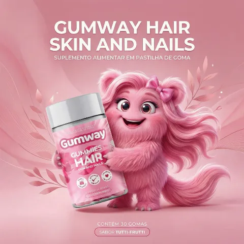 Hair Skins And Nails Natures Bounty Gumway Framboesa