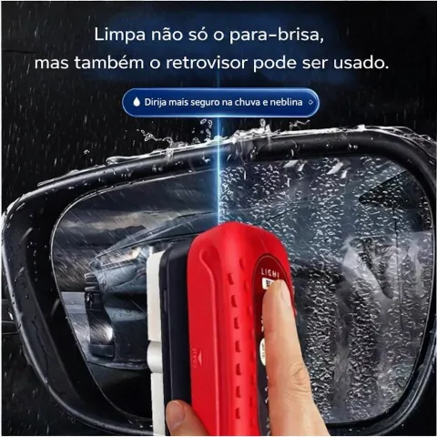 Escova Automotiva Tira Filme Oléo Limpa Vidro