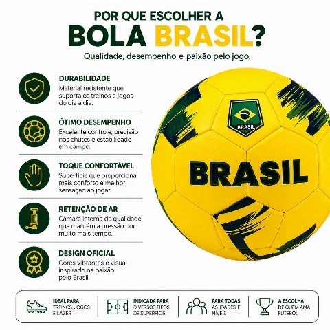 Bola de Futebol Seleção Brasileira