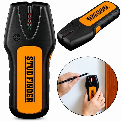 Detector de Metais de Parede Eletrônico com Indicador LED