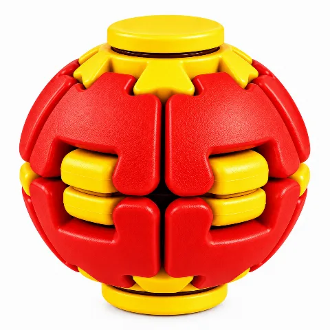 Brinquedo Sensorial Bola Giratória Antiestresse com Movimento Interativo (VARIADO)