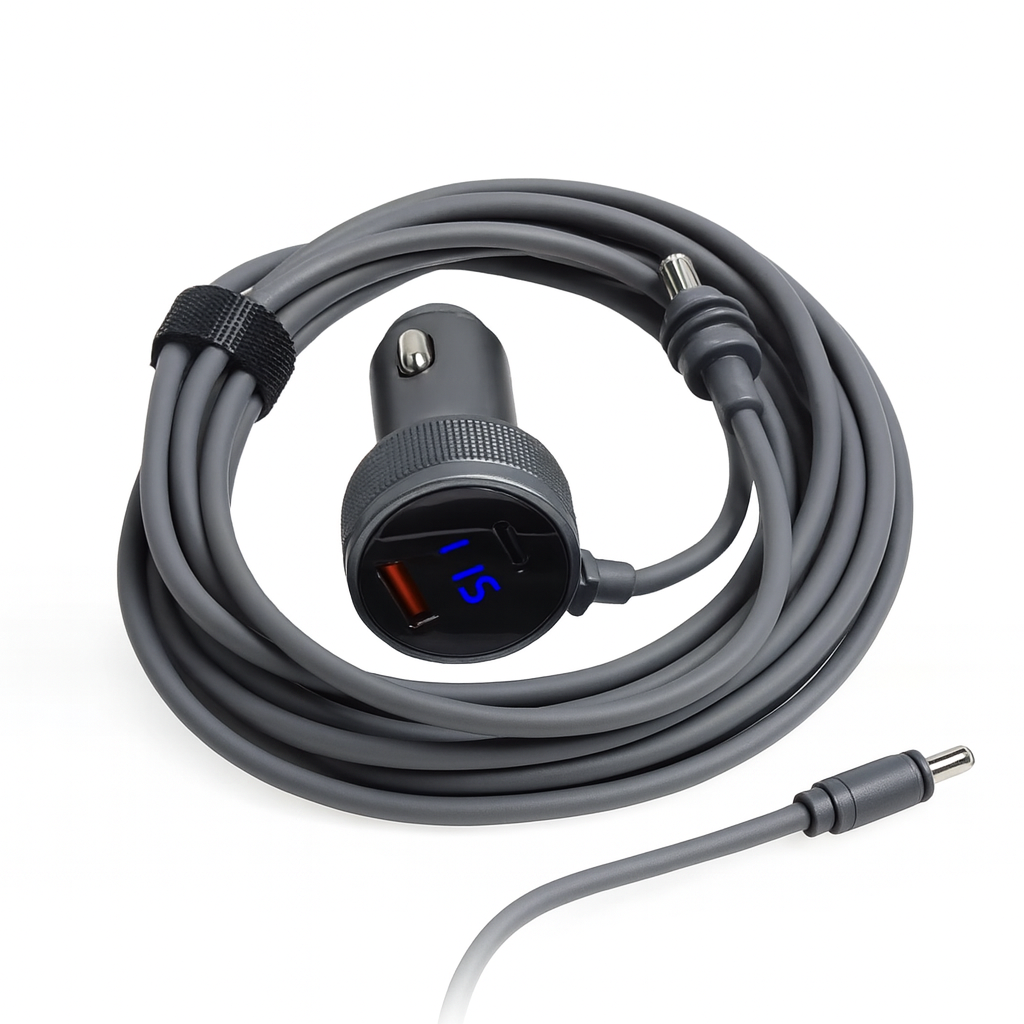Cabo Carregador Veicular Adaptador 3 Em 1 Starlink Mini 2 Metros