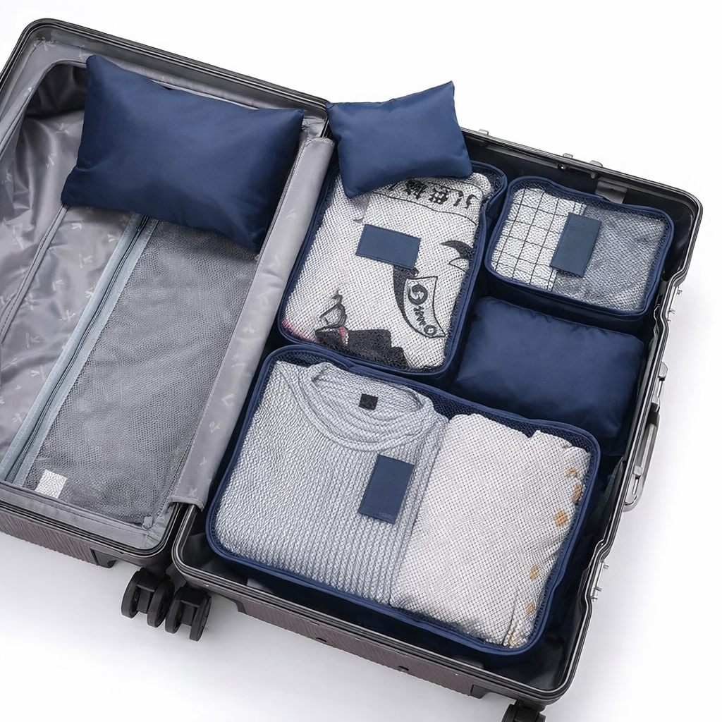 Kit 6 Organizadores de Mala para Viagem