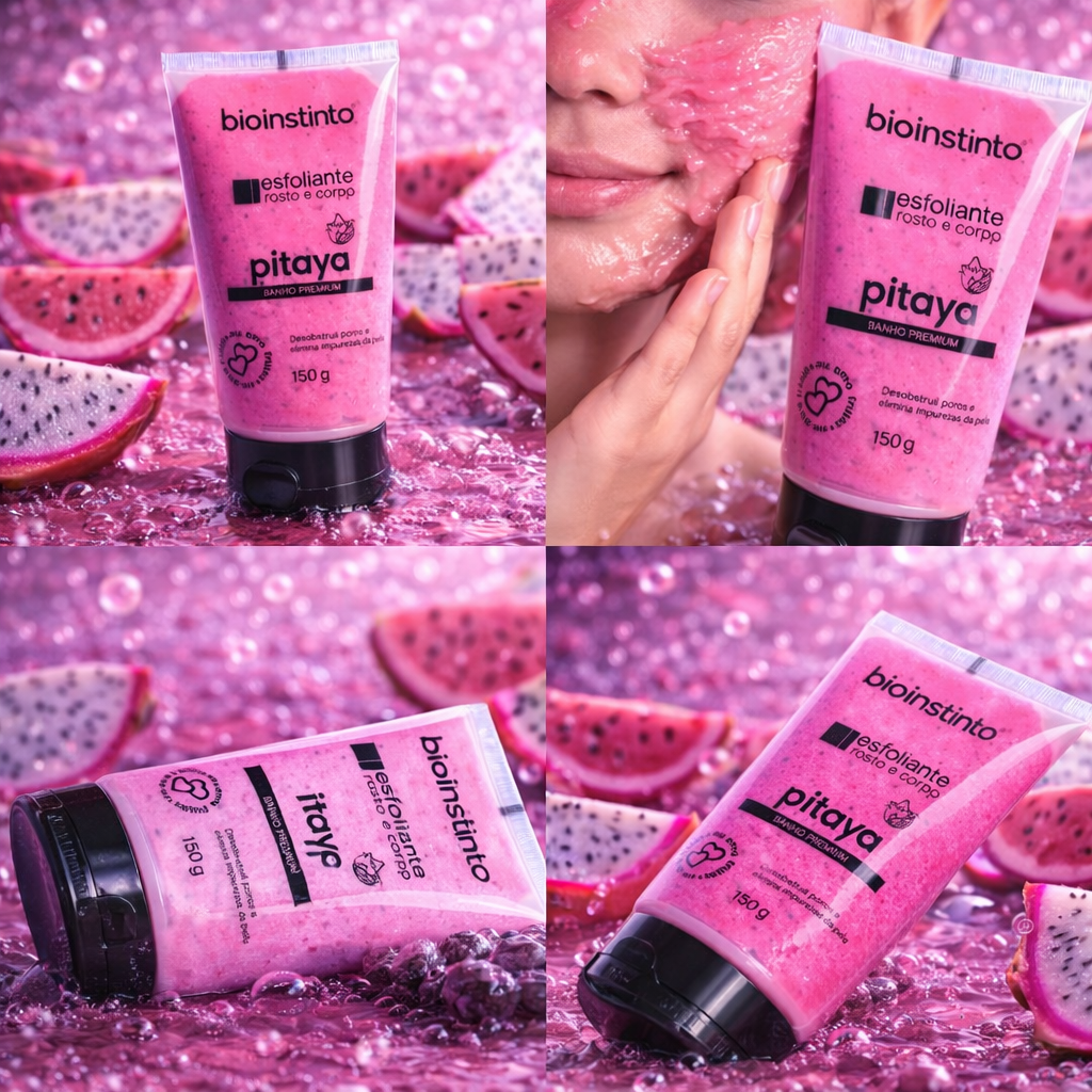 Esfoliante Corporal Facial Colágeno Pitaya 150g