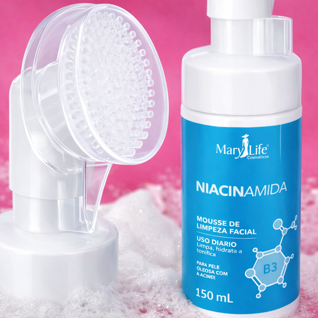 Mousse de Limpeza Facial com Niacinamida B3