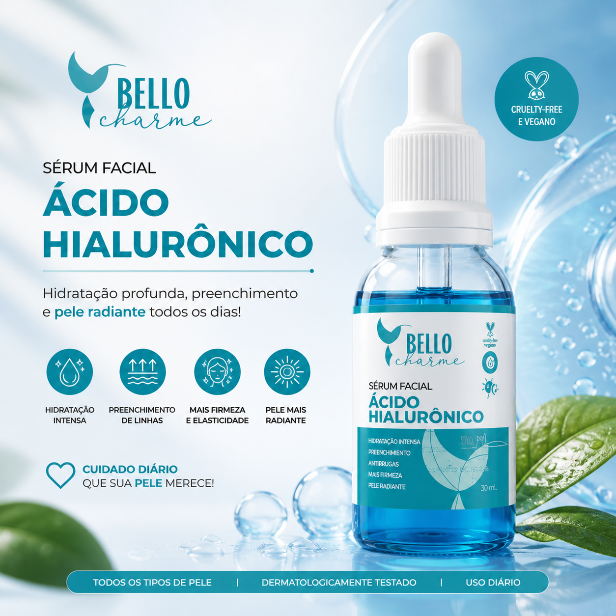 Sérum Facial Ácido Hialurônico