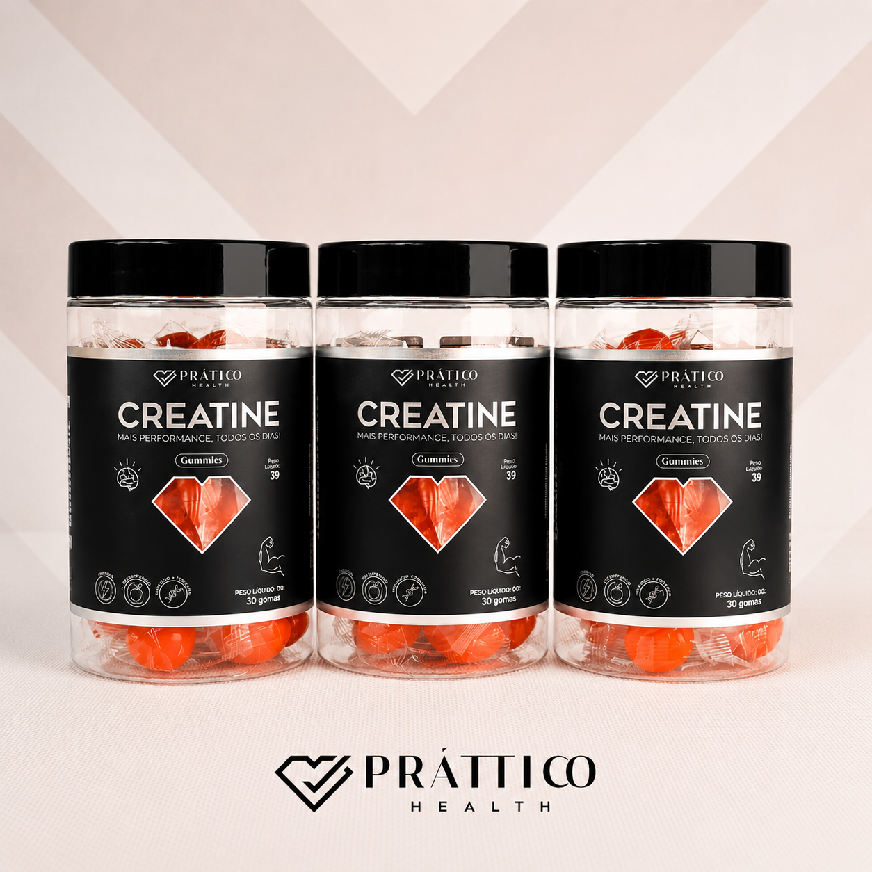 Creatina Gummies Práttico Health