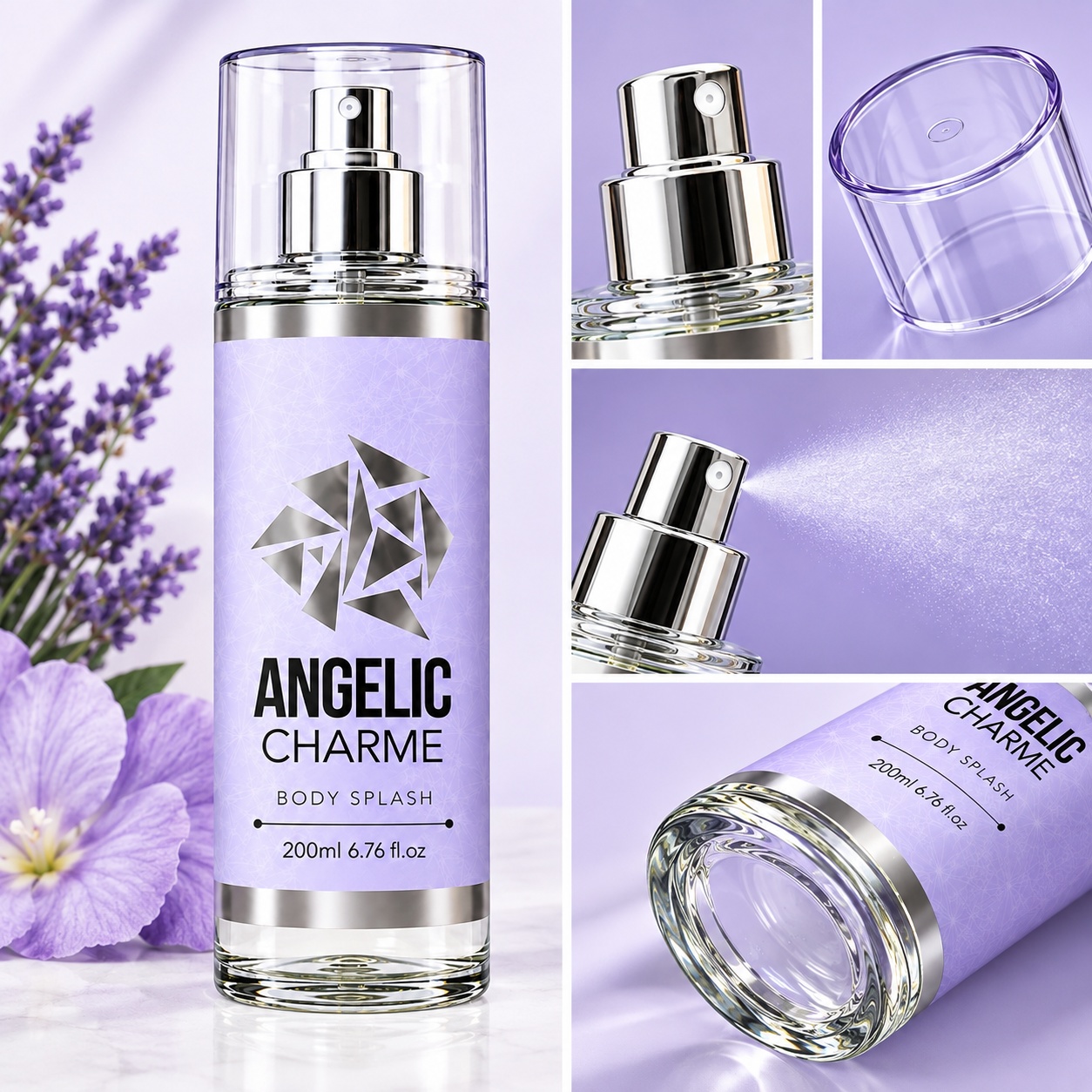 Body Splash Angelic Charme 200 ml