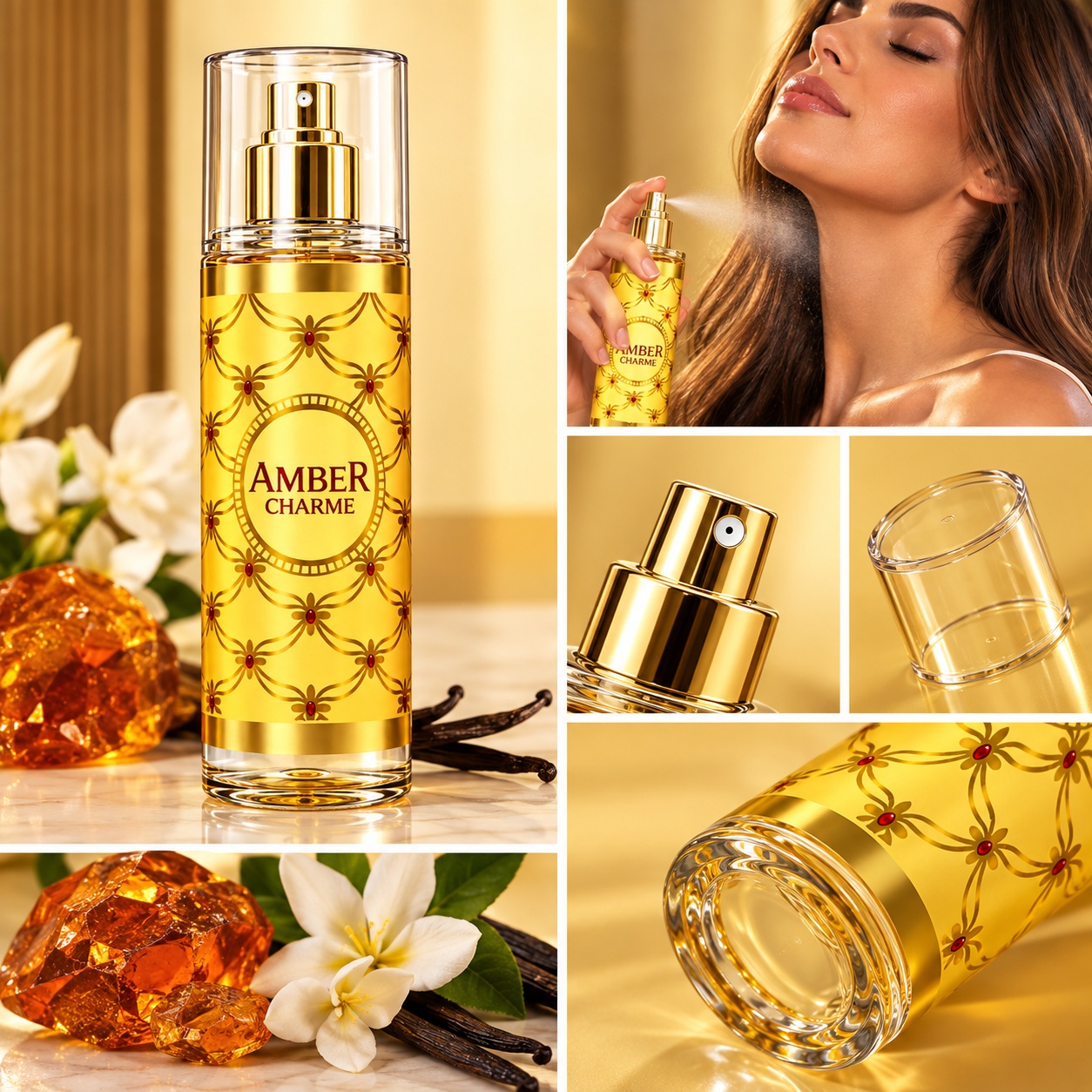 Body Splash Amber Charme 200 ml
