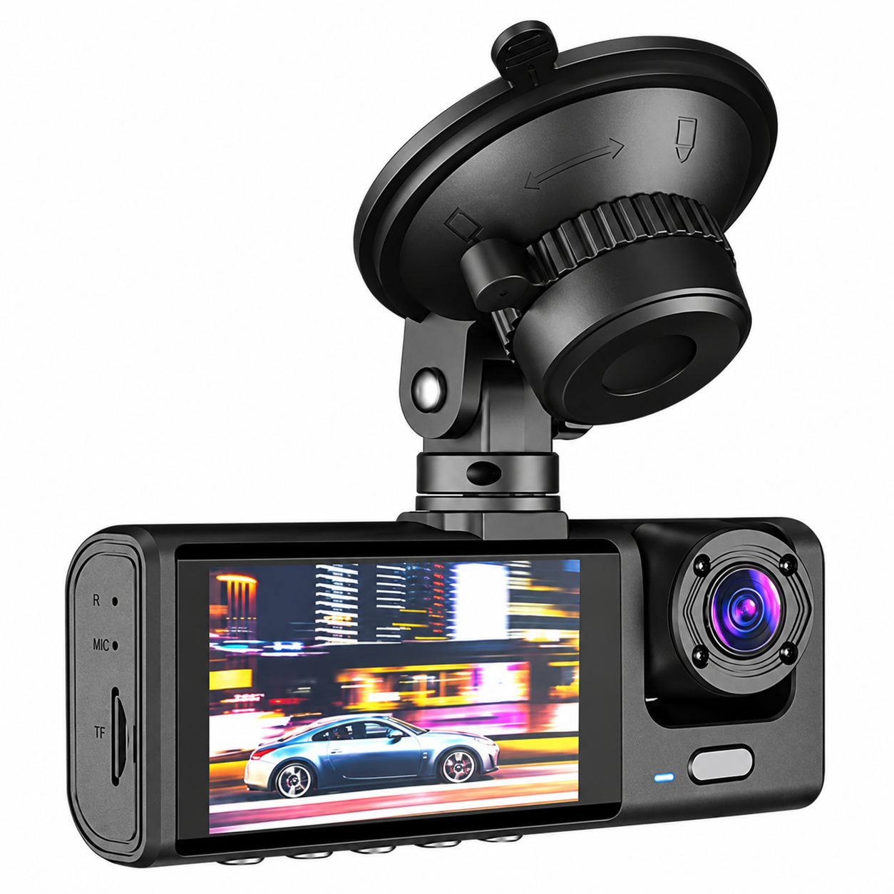 Câmera de Carro Wi-Fi DVR Full HD 1080P Frontal e Traseira