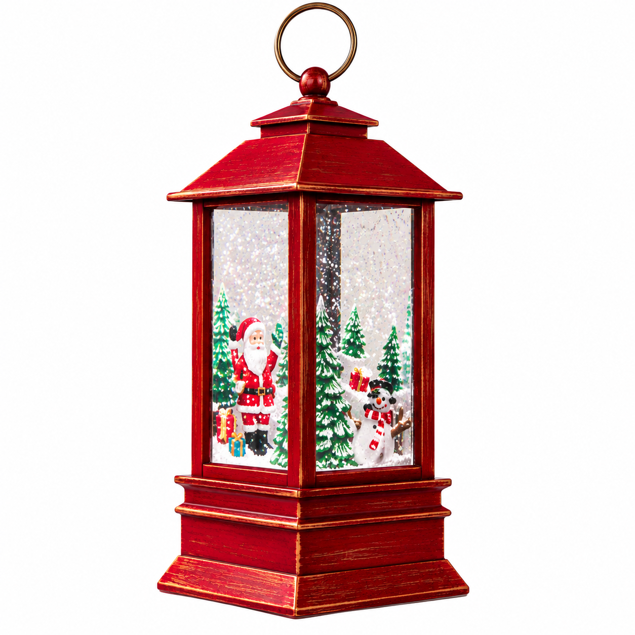 Lanterna Decorativa Natalina com LED (VARIADO)