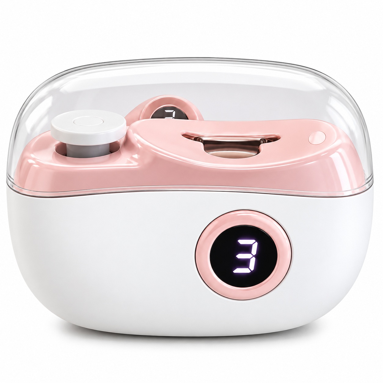Cortador de Unhas Elétrico Portátil com Visor Digital