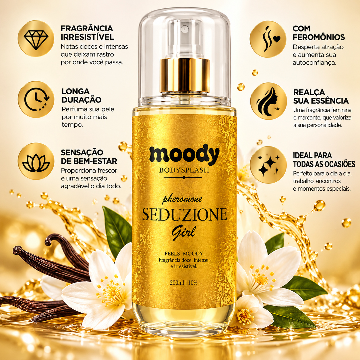 Body Splash Seduzione Girl com Feromônios