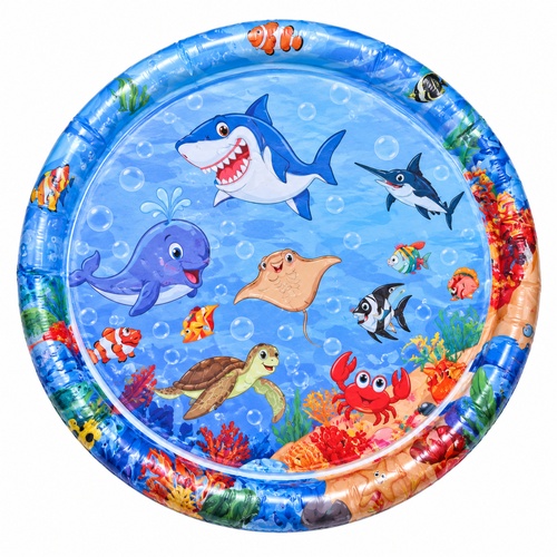Tapete Aquático Interativo Inflável Tummy Time para Bebês (VARIADO)