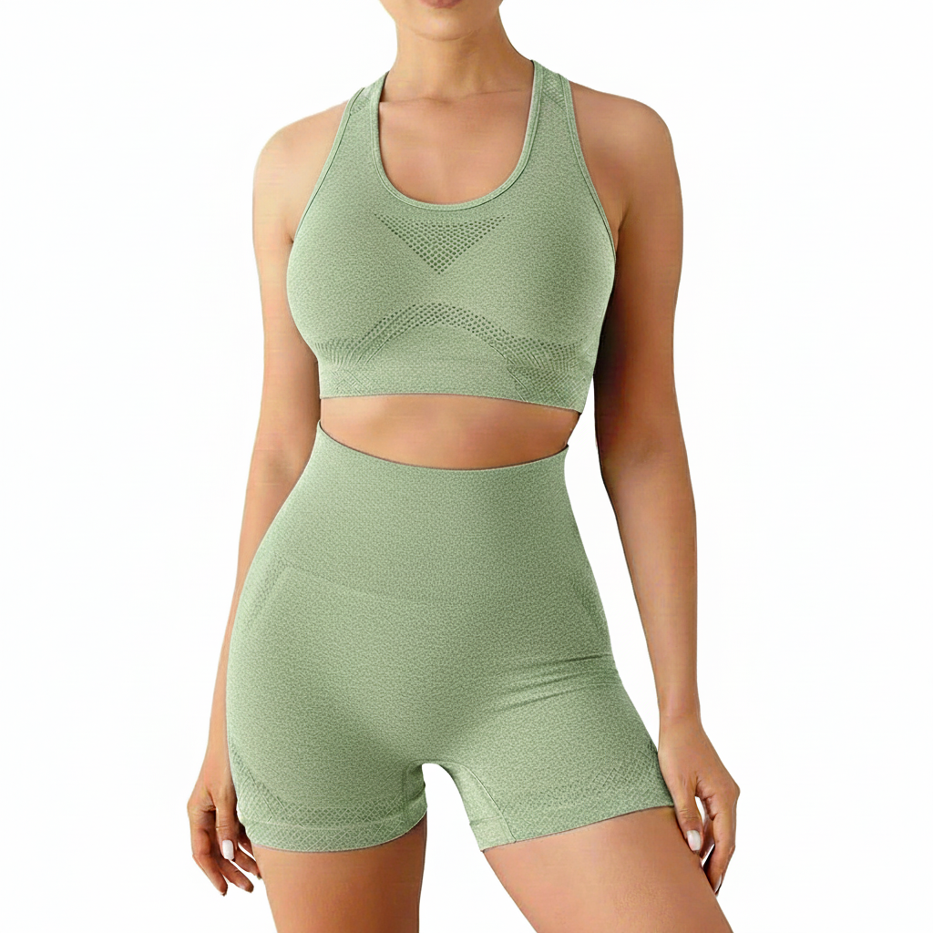 Conjunto Academia Fitness Levanta Bumbum Cinza