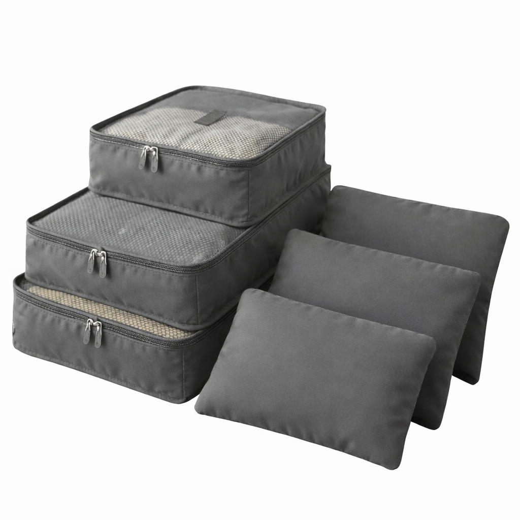 Kit 6 Organizadores de Mala para Viagem Sortido