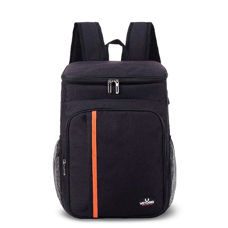 Mochila Térmica Viagem Impermeável Cinza