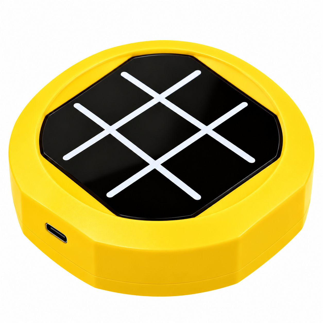 Jogo da Velha Eletrônico Rosa com Luzes LED e Carregamento USB-C
